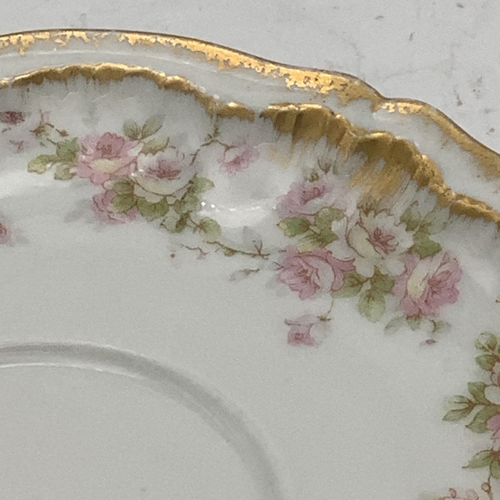 Antique Theodore Haviland Limoges France Teacup and Saucer - Picture 9 of 14